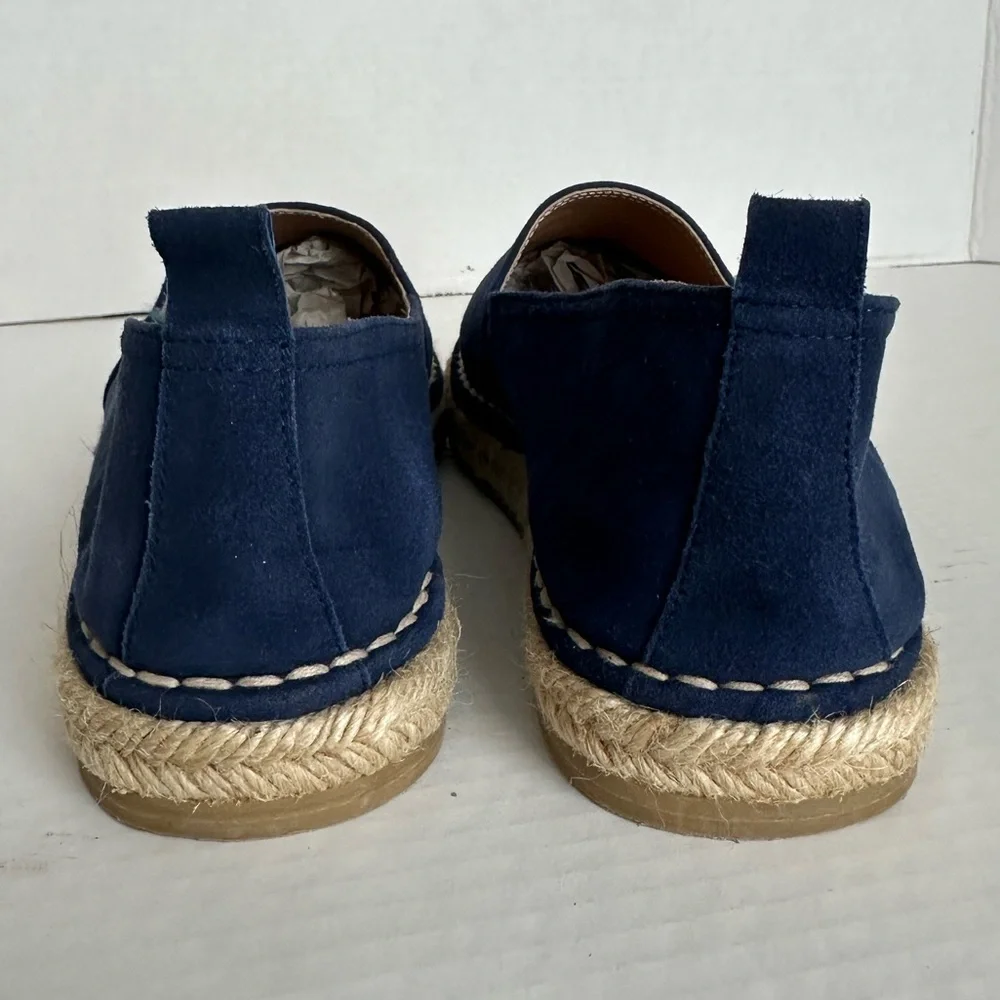 Ser Verde || Women's hand made in Spain Blue Espadrilles size 38